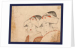 Bijin to Otafuku, Beauty and Otafuku by Anonymous