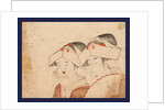 Bijin to Otafuku, Beauty and Otafuku by Anonymous