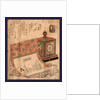 Tokei to Takarabune No Kakejiku, Painting of a Ship of Treasures and a Western Clock by Anonymous