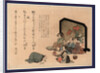 Kiku No Tsuitate No Mae No Shuen, Drinking Party Before a Single Standing Screen (Tsuitate) with Chrysanthemums by Anonymous