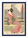 Furyu Yusuzumi San Bijin, Updated Version of Three Beauties Enjoying the Evening Cool by Anonymous