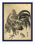 Niwatori, Hen and Chick by Anonymous
