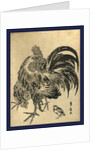 Niwatori, Hen and Chick by Anonymous