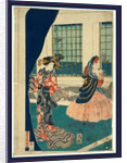 Yokohama No Yokan No Yujo, Courtesans in a Western-Style Building of Yokohama. 1861 by Anonymous