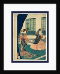 Yokohama No Yokan No Yujo, Courtesans in a Western-Style Building of Yokohama. 1861 by Anonymous