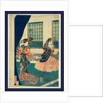 Yokohama No Yokan No Yujo, Courtesans in a Western-Style Building of Yokohama. 1861 by Anonymous