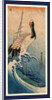 Nami Ni Tsuru, Crane in Waves by Anonymous