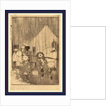 Murasame No Fuji, Viewing Mount Fuji Through Spring Rain at the Village by Anonymous