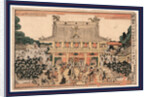 Shinpan Kameido Tenmangu Keidai No Zu, a New Print of Inside Kameido Tenmangu Shrine by Anonymous