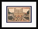 Shinpan Kameido Tenmangu Keidai No Zu, a New Print of Inside Kameido Tenmangu Shrine by Anonymous