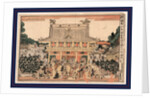 Shinpan Kameido Tenmangu Keidai No Zu, a New Print of Inside Kameido Tenmangu Shrine by Anonymous