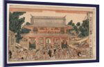 Shinpan Kinryusan Niomon No Zu, a New Print of Niomon in Kinryuzan Temple by Anonymous