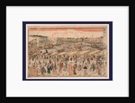 Toto Ryogokubashi Yusuzumi No Zu, Evening Rain at Rogoku Bridge in the Capital by Anonymous