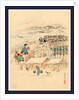 Drawing Shows a Few Men Confronting by the 47 Ronin on the Ryogoku Bridge Over the Sumida River During the Night on Their Return after Attacking Kira Yoshinaka's Home and Beheading Him by Anonymous