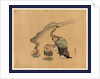 Man Engaged in Metalwork Appears to Be Melting Statues to Reuse the Metal with a Kitten Next to His Left Leg by Anonymous