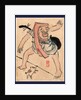 Caricature of Musician or Actor Dancing with a Cat at His Feet by Anonymous