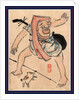 Caricature of Musician or Actor Dancing with a Cat at His Feet by Anonymous