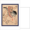 Caricature of Musician or Actor Dancing with a Cat at His Feet by Anonymous