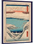 Hira no bosetsu, Evening snow at Hira by Ando Hiroshige