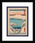 Hira no bosetsu, Evening snow at Hira by Ando Hiroshige
