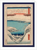 Hira no bosetsu, Evening snow at Hira by Ando Hiroshige