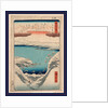 Hira no bosetsu, Evening snow at Hira by Ando Hiroshige