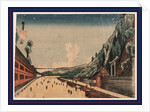 Wide Promenade and Shrine Buildings at the Base of Mount Atago by Anonymous
