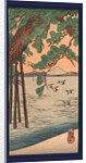 Kisibe no matsu, Pine tree on the shore by Utagawa Kuniyoshi