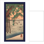 Kisibe no matsu, Pine tree on the shore by Utagawa Kuniyoshi