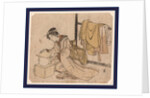 Mari O Dasu Musume, Young Lady Removing a Kemari (Ball) from Its Box by Anonymous