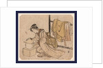 Mari O Dasu Musume, Young Lady Removing a Kemari (Ball) from Its Box by Anonymous
