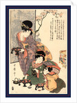 Hinamatsuri, Girl's festival (hinamatsuri) by Kitagawa Utamaro