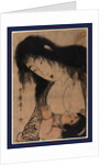 Yamauba No Chichi O Suh Kintaro, Yamauba Breast Feeding Kintaro by Anonymous