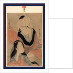 Two Women Hanging Laundry by Anonymous