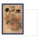 Tsukasa, a Courtesan at Ogiya by Anonymous