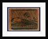 Travelers Crossing a Bridge During a Heavy Rain Storm at the Ejiri Station on the Tokaido Road by Anonymous