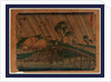 Travelers Crossing a Bridge During a Heavy Rain Storm at the Ejiri Station on the Tokaido Road by Anonymous