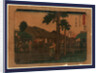 Travelers on Village Street with Many Buildings 1797-1858, Artis by Anonymous
