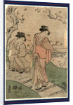 Hanami, Cherry blossom viewing by Torii Kiyonaga