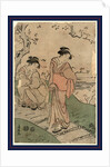 Hanami, Cherry blossom viewing by Torii Kiyonaga