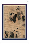 Three Women on a Houseboat by Anonymous