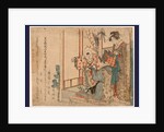 Two Women Dressing a Young Boy by Anonymous