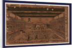 Oshibai ukie no zu, A perspective view of the Grant Theater by Katsukawa Shunsen