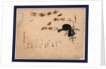 Kanmuri Ni Hiogi, Courtier's Cap and Folding Fan by Anonymous