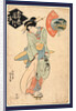 Full-Length Portrait of a Ofusa, a Young Woman About to Depart on a Suicide Journey in Order to Spend Eternity with Her Lover Tokubei. by Anonymous