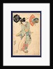 Full-Length Portrait of a Ofusa, a Young Woman About to Depart on a Suicide Journey in Order to Spend Eternity with Her Lover Tokubei. by Anonymous
