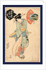 Full-Length Portrait of a Ofusa, a Young Woman About to Depart on a Suicide Journey in Order to Spend Eternity with Her Lover Tokubei. by Anonymous