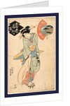 Full-Length Portrait of a Ofusa, a Young Woman About to Depart on a Suicide Journey in Order to Spend Eternity with Her Lover Tokubei. by Anonymous