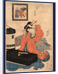 Nenrei, New Years greetings by Utagawa Toyokuni