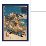 Chohi (azana yokutoku), The Chinese Three Kingdoms warrior Zhang Fei by Utagawa Yoshiume